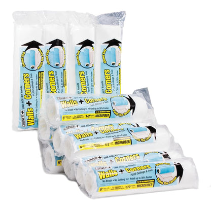 Starke LLC Paint Roller Cover, Microfiber, 9 x 1/2-In. Nap 12-Pack - size: 12 Pack