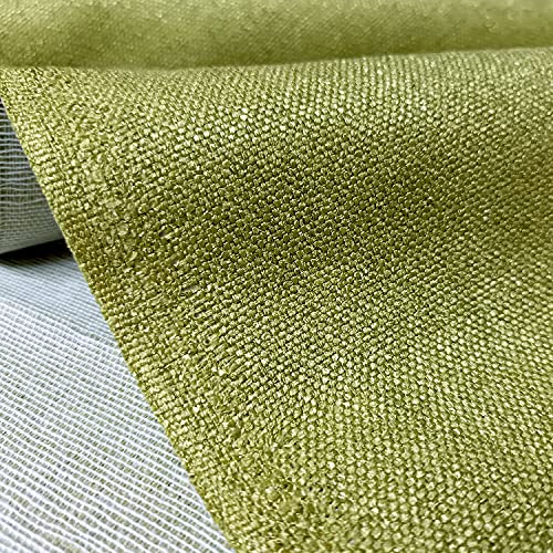 11OZ Polyester Blend Upholstery Sewing Fabric by The Yard Width 57 Inches Olive - color: Olive, size: 1 yard