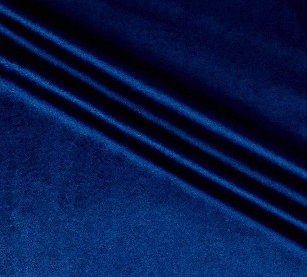 Velvet, Heavy Weight Upholstery, 59" Wide Luxurious Upholstery Royal Velvet Fabric by The Yard, (Royal Blue) - color: Royal Blue