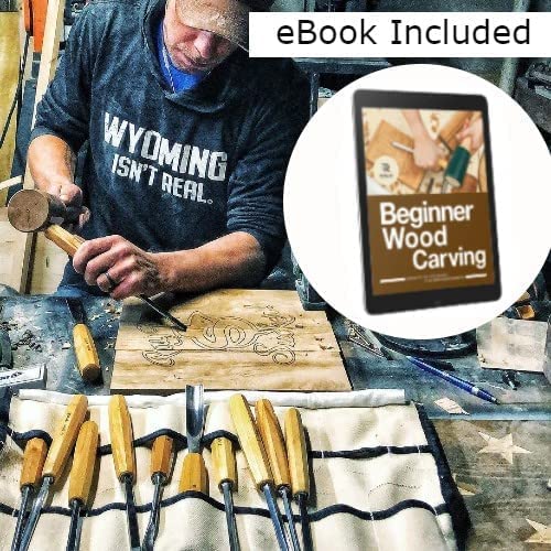 Schaaf Wood Carving Tools 12-pc Wood Chisel Set with Gouges, Hand Sharpened - color: Professionally Sharpened 12 Piece Set