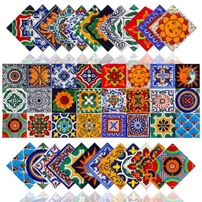 24 PCS Peel and Stick PVC Tile Stickers Waterproof Removable - color: Style a, size: 6 x 6 Inch