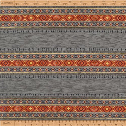 Kilim Pattern Upholstery Fabric Kilim Bohemian Boho Tapestry Tribal Southwestern Turkish Moroccan Mexican Ethnic Fabric by The Yard Meterd (2 Yards (55" x 72")) - size: 2 Yards (55" x 72")