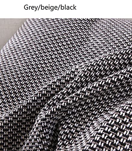 OctoRose Thick Linen Fabric, 1 Yard (36x59 inch) Upholstery Sewing Fabrics for Sofa, Futon, Box Cushion, Daybed Mattress, Bench, Ottoman Cut by The Yard (Linen-Grey, 1 Yard) - color: Linen-grey