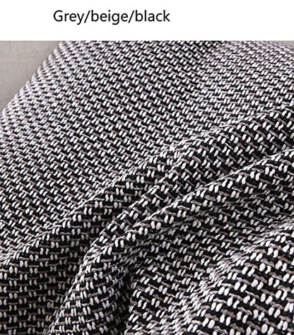 OctoRose Thick Linen Fabric, 1 Yard (36x59 inch) Upholstery Sewing Fabrics for Sofa, Futon, Box Cushion, Daybed Mattress, Bench, Ottoman Cut by The Yard (Linen-Grey, 1 Yard) - color: Linen-grey