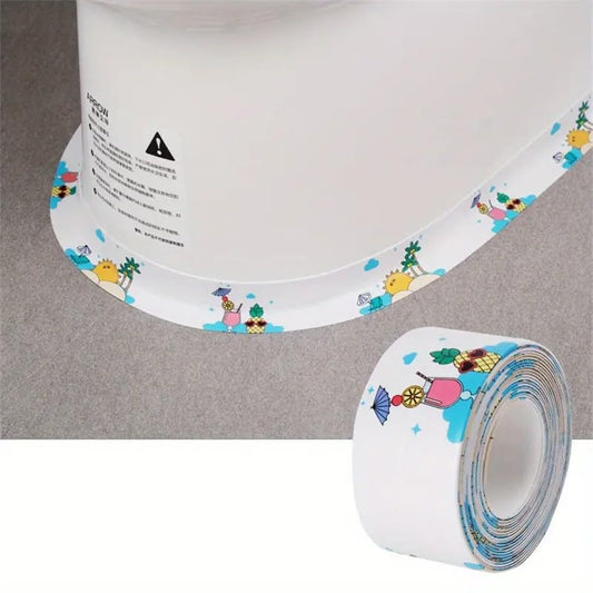 1Pc 1.5m Toilet Waterproof Strip Protect Your Kitchen & Bathroom from Moisture,Model A - color: A