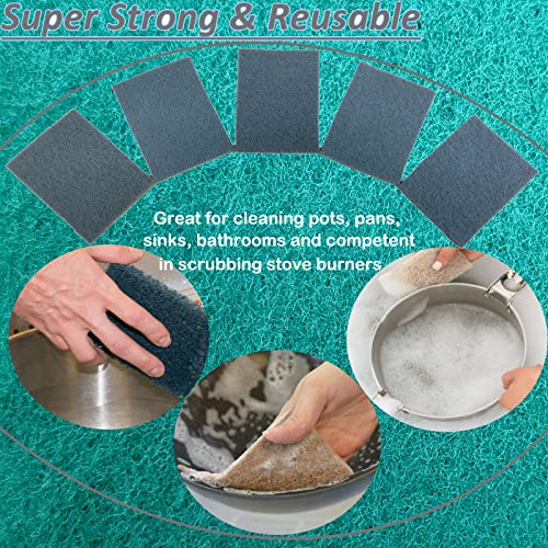 Tonmp 10 Pack 6 x 9 Inch 800 Grit General Purpose Scuff Pads for Scuffing, Scouring, Sanding, Paint Primer Prep Adhesion Scratch - Surface Preparation Automotive Car Auto Body Woodworking (Grey) - color: Grey -800 Grit