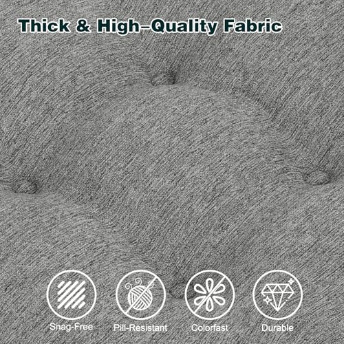 baibu Memory Foam Recliner Cushion with Lumbar Pillow, 18 x 16 x 4 in, Grey - color: Grey, size: 18x16x4 Inch (Pack of 1)