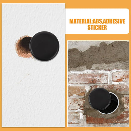 Wall Hole Cover Decorative Patch 2.36in Round Self-Adhesive Panel for Hiding Drywall Damage Wall Imperfections and Repairing Hole in No Drill Install