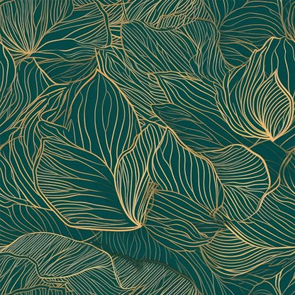 Gold Leaves Peel and Stick Wallpaper - 17.71in X 236.2in Self-Adhesive, Removable, Waterproof Vinyl for Bedroom, Living Room, Cabinets - color: Wallpaper-03, size: 17.7" x 236.2"
