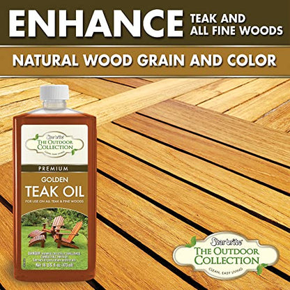 STAR BRITE Outdoor Collection Teak Oil, Premium Golden - style: 16 OZ Teak Oil