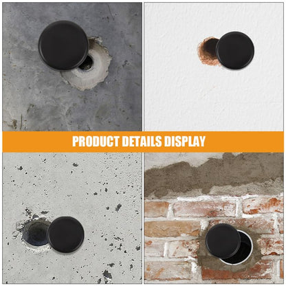 Wall Hole Cover Decorative Patch 2.36in Round Self-Adhesive Panel for Hiding Drywall Damage Wall Imperfections and Repairing Hole in No Drill Install