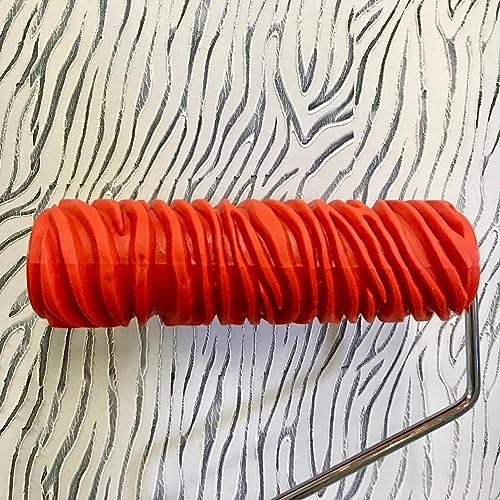 Decorative Art Texture Roller - 7" Roller (Zebra Pattern) - color: Zebra Pattern