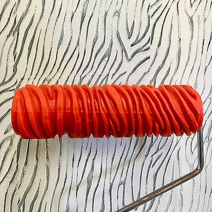 Decorative Art Texture Roller - 7" Roller (Zebra Pattern) - color: Zebra Pattern