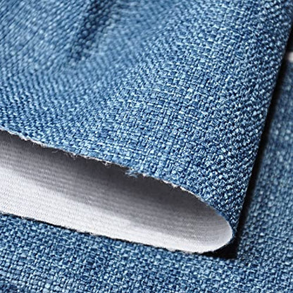 Yutong Fabric by The Yard and 9OZ-100% Polyester Upholstery Sewing Fabrics-Solid Navy Pattern - color: Navy, size: 1 Yard