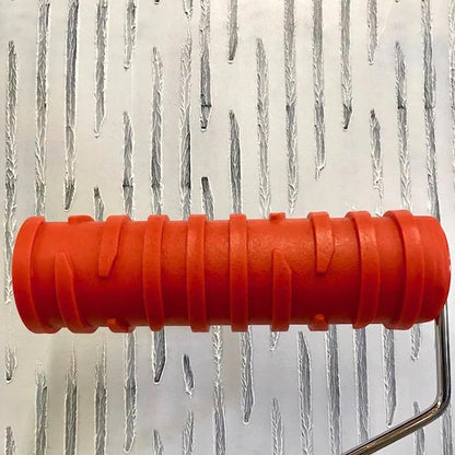 Decorative Art Texture Roller - 7" Roller (Broken Lines Pattern) - color: Broken Lines Pattern