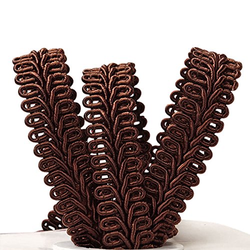 Brown Gimp Braid Trim 5/8" X 10 Yards - color: Brown, size: 5/8" x 10 Yd