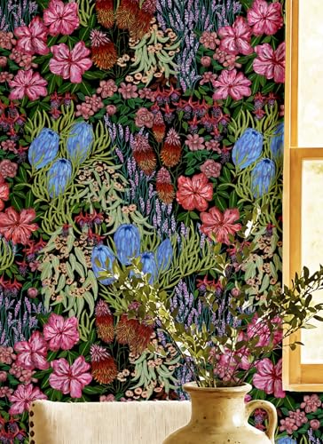 Peel and Stick Wallpaper, Green Contact Paper for Cabinets/Kitchen/Bathroom - size: 17.3" x 118"