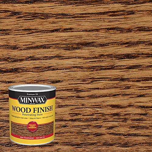 Minwax 70040444 Wood Finish, Red Oak, 1 Quart - color: Red Oak, size: 0.25 Gallon