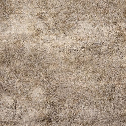 FunStick 15.8"x240" Textured Brown Concrete Peel and Stick Wallpaper Removable Metallic Industrial Wallpaper for Bedroom Walls Renter Friendly Cement Vinyl Contact Paper for Kitchen Cabinet Wall Paper - size: 240" x 15.8"