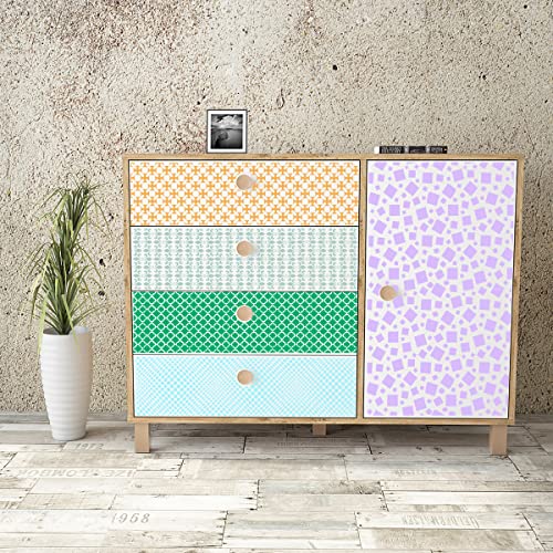 OOTSR 12 Geometric Painting Stencils Set, 11.4"x8.3" Art Templates for Crafts Reusable, Painting Stencils for Painting on Wood, Furniture Wall Scrapbooking, Home Decor DIY Supplies