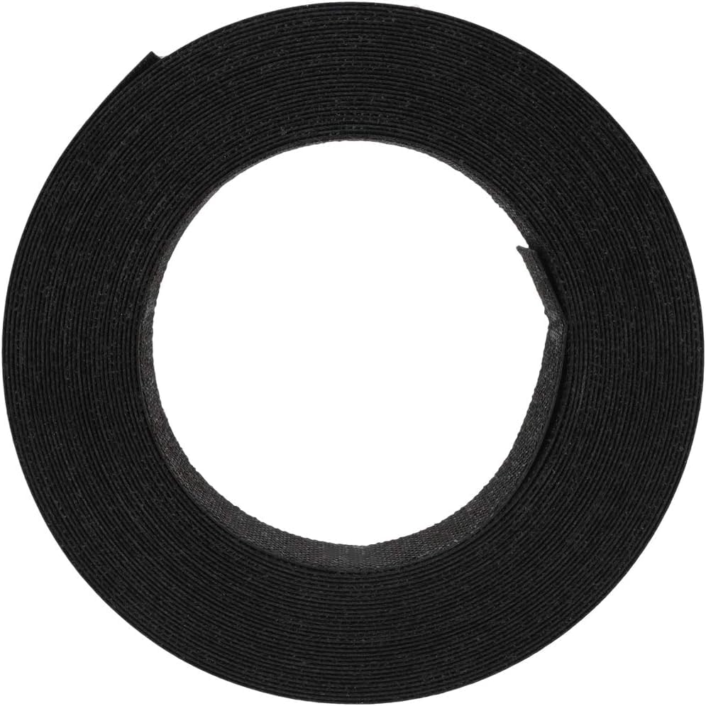 7/8" Black Matt Pre-Glued Melamine Edge Banding, 25 ft - size: Width: 7/8"