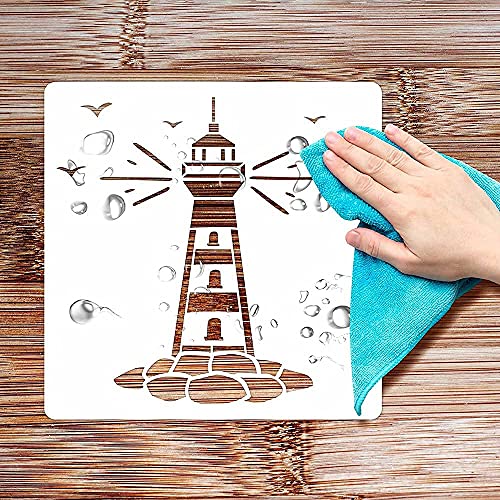 12 Pack Farmhouse Stencils Reusable for Painting on Wood Signs Wall Decor - style: Contemporary