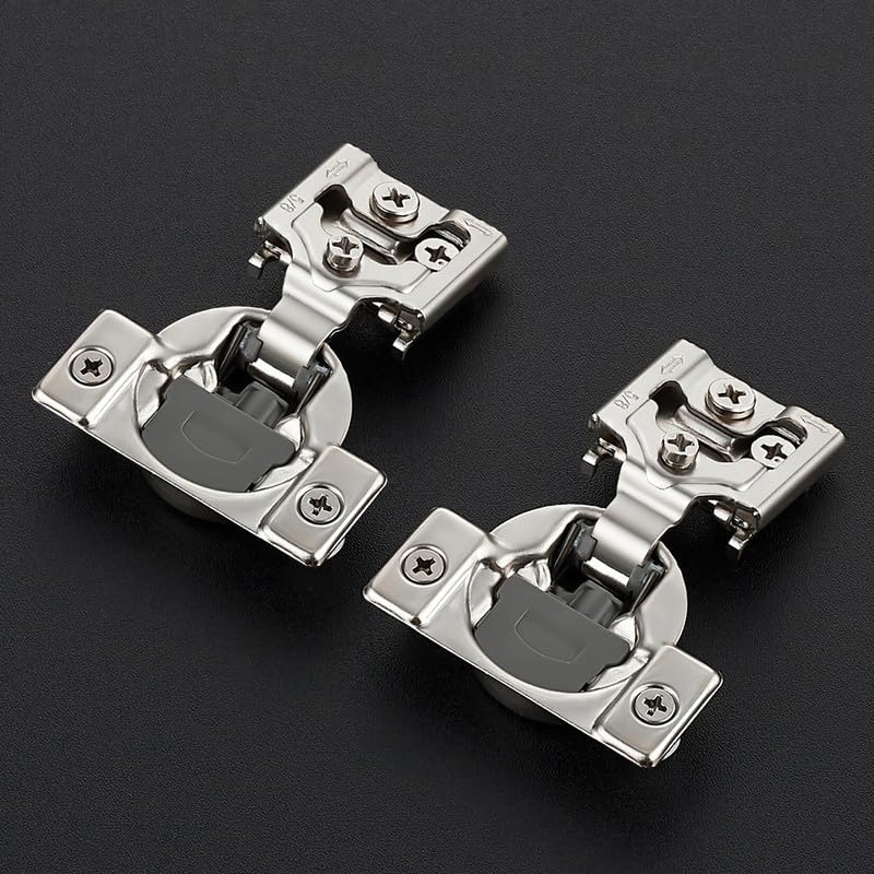Ravinte 5/8 Inch Overlay Soft Close Hinge Kitchen Cabinet Hinges 50 Pack - size: 5/8 inch Overlay