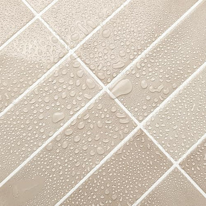Alwayspon 12×12inch×10Pcs 2.5mm Thick Version Beige 3D Vinyl Backsplash Tiles, Self-Adhesive Peel and Stick Wall Tile Stickers Stick on Subway Tiles for Kitchen Bathroom Wall - color: Beige
