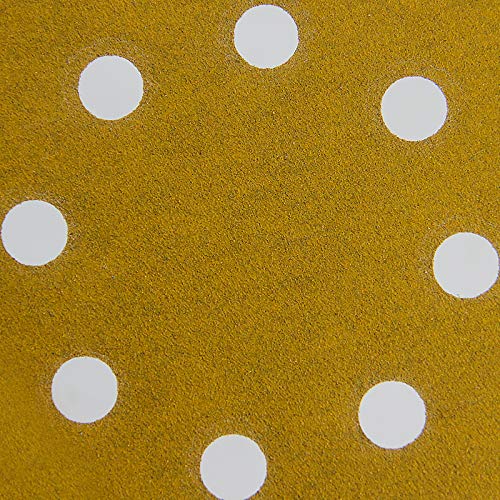 5-Inch 8-Hole Hook and Loop Sanding Discs, Orbital Sander Sandpaper Discs, 100 Pieces Round Sandpaper Set, 180 Grit - size: 180-Grit
