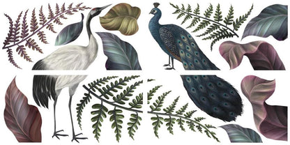Dixie Belle Transfer - Elegant Avian Flora - (4) 6� x 12� Sheets