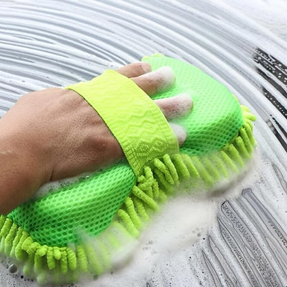 1pc Microfiber Cleaning Mitt Scratch-Free Glove for Surfaces & Furniture | Dustless Hand Cloth for Bold & Bright Cleaning Experience. - size: 1