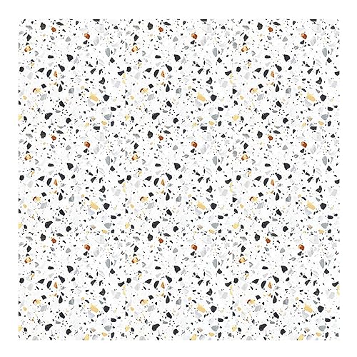 Tivoli Self Adhesive Vinyl Floor Tiles, 45 Tiles, 12 x 12 in, Peel & Stick - color: Mosaic