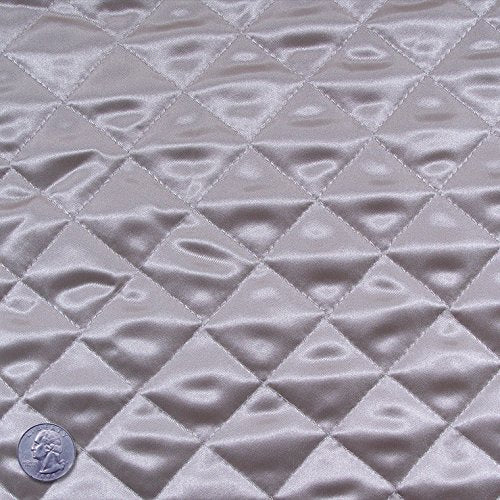 Polyester Quilted Padded Lining Fabric Beige - color: Beige