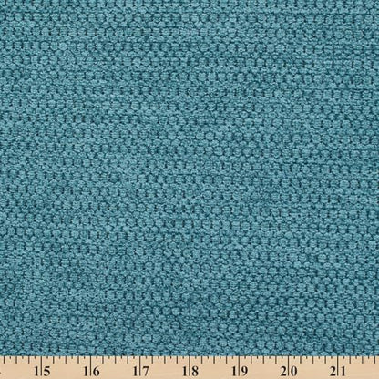 Textured Chenille Jacquard Upholstery Heavy Duty Polyester 58" Fabric By The Yard (Teal, 10 Yards) - color: Teal, size: 10 Yards