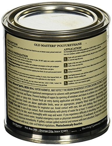 Old Masters 30973 49616 Polyurethane, Satin, 1/2 Pint