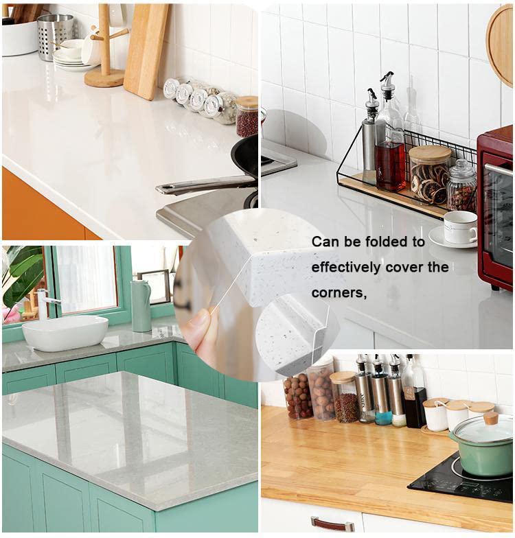 Clear Contact Paper Roll 17.7'' x 236'' Clear Glossy Self-Adhesive Film Cover Removable Protective Film Transparent Liners Drawers Shelves Kitchen Cabinets Desks Fridge Roll - color: Clear, size: 17.7"W x 236"L
