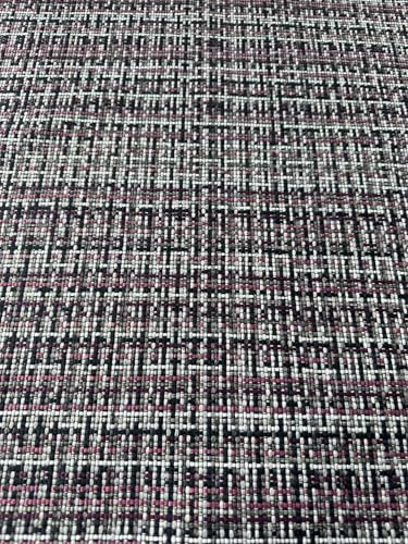OctoRose Thick Linen Purple, 1 Yard (36x59 inch) Upholstery Sewing Fabrics for Sofa, Futon, Box Cushion, Daybed Mattress, Bench, Ottoman Cut by The Yard (Linen-Purple, 1 Yard) - color: Linen-purple