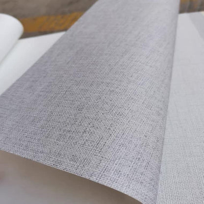 Gray Grasscloth Peel and Stick Wallpaper Self Adhesive 17.8"x118"
