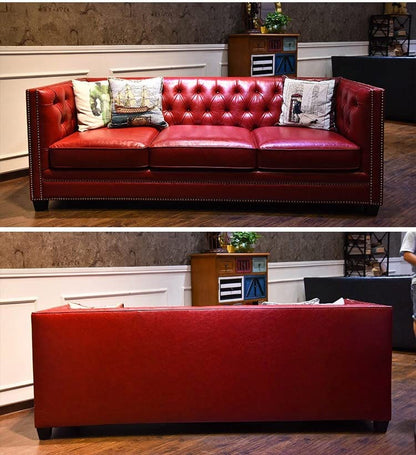 Marine Vinyl Fabric Waterproof Leather Material 55"×36" Red - color: Red, size: 36"×54"