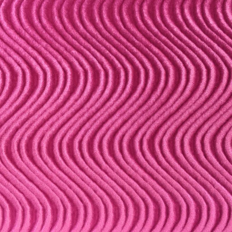 Fashion Fabrics LLC Swirl Velvet Flocking Upholstery Drapery Fabric - Sold By The Yard - 58"/ 60"- Hot Pink - color: Hot Pink