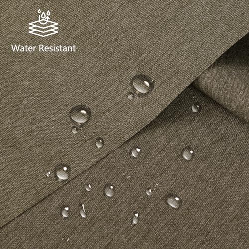 Waterproof Canvas Fabric by The Yard 600D Upholstery Fabric 58x108in Coffee - color: Coffee, size: Pre Cut 3 Yard