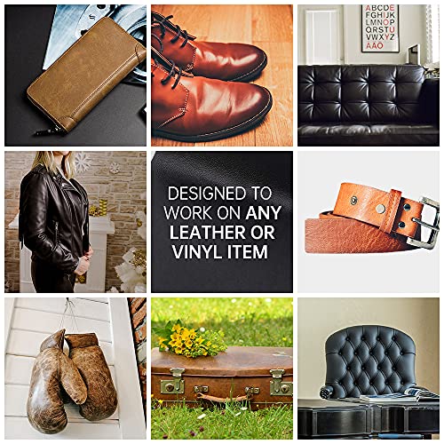 Leather Repair Patch Kit Black 4 x 60 inch Leather Repair Tape Self Adhesive Patch for Furniture, Couch, Sofa, Car Seats Computer Chair First Aid Vinyl Repair Kit - color: Black, size: 4*60 inch