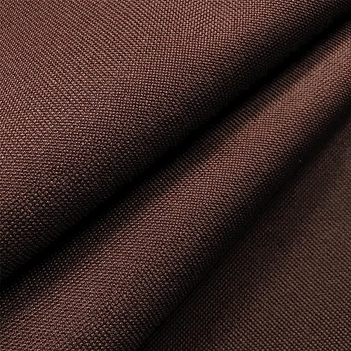 Waterproof Upholstery Fabric by the Yard 600D Oxford, Brown - color: Brown, size: 2 Yards 72" x 58"