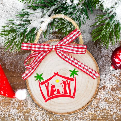 JULMELON 20Pcs Christmas Stencils Reusable, Nativity of Jesus for Painting - style: Jesus Stencils