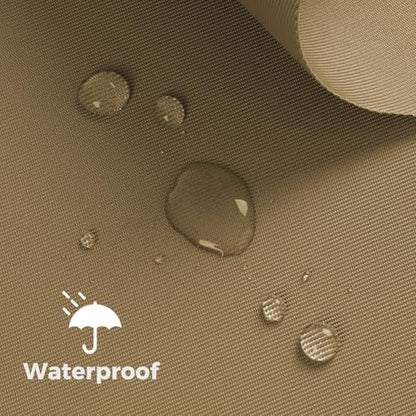 Waterproof Nylon Fabric 420D Twill Fabric by the Yard 58x72 Inch Khaki - color: Khaki, size: Pre Cut 2 Yard