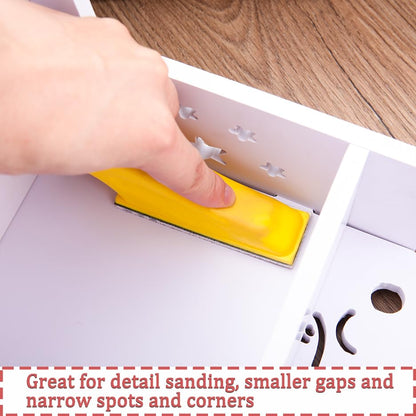 100Pcs Micro Detail Sander Paper Kit 3.5x1.2 Inch 80 Grit - style: 80 Grit