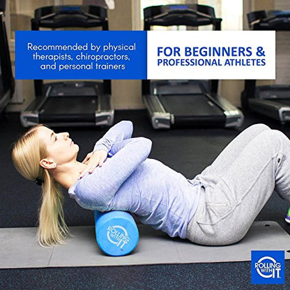 Rolling With It High Density Foam Roller for Physical Therapy - size: 36 x 6 Inch