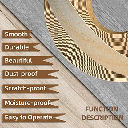 GSCIT Club Birch Edge Banding, 1/2 inch x 500ft roll Wood Veneer Edge Banding Preglued Flexible, Veneers Tape Cabinet Plywood - color: Birch, size: 1/2"x 500ft