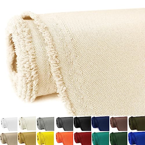 Waterproof Upholstery Fabric by the Yard 600D Oxford, Pale Yellow - color: Pale Yellow, size: 1 Yard 36" x 58"