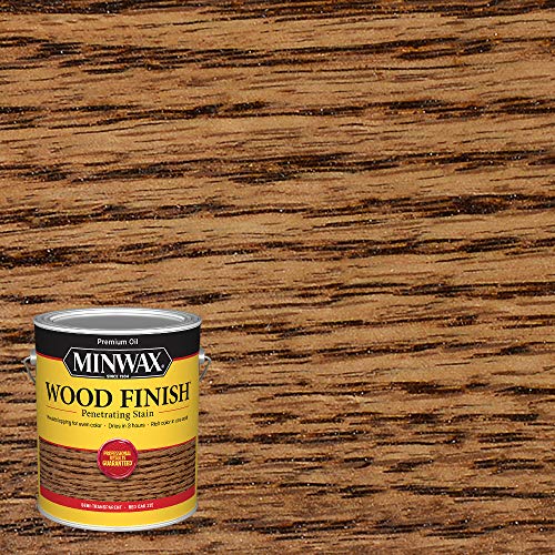 Minwax 710830000 Wood Finish 250 VOC Compliant, Red Oak Stain, Gallon - color: 215 VOC Red Oak, size: 1 Gallon